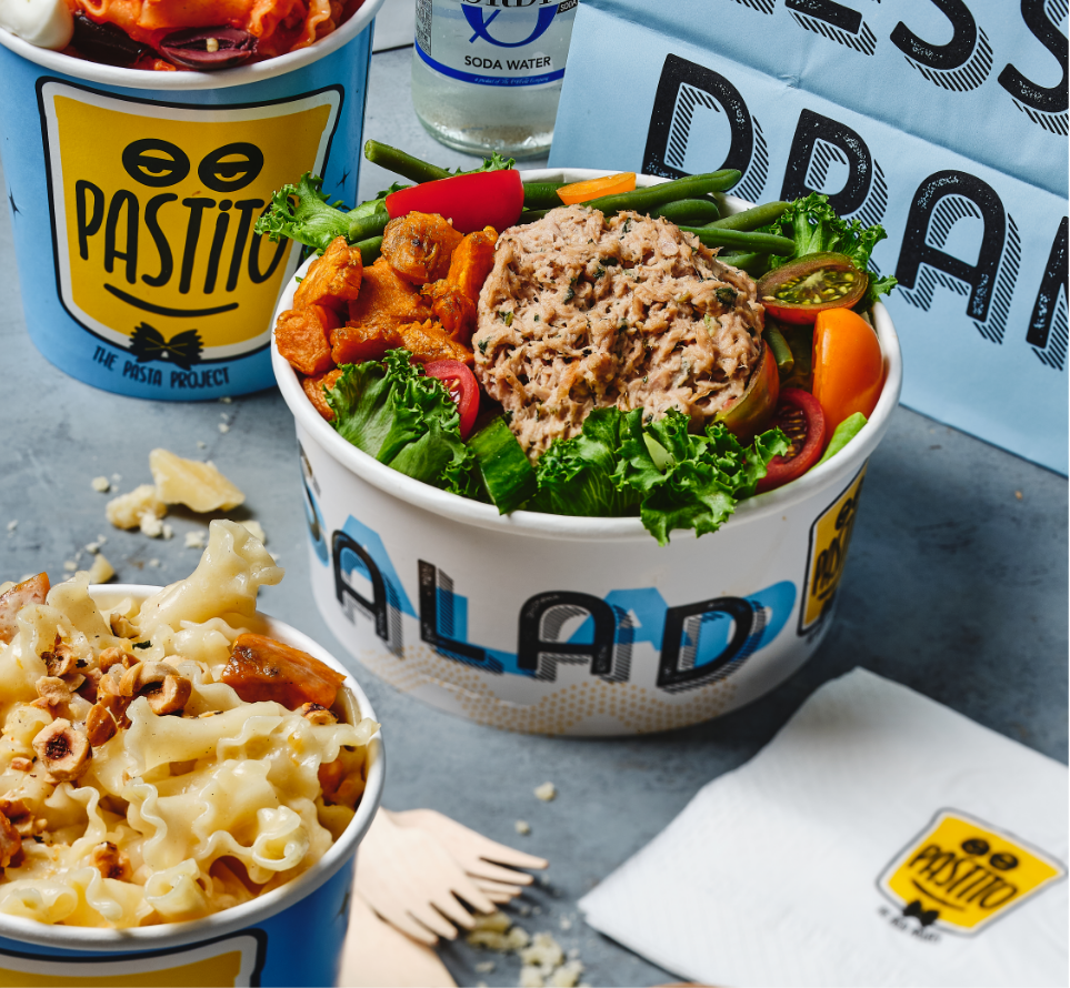 פסטיטו - פסטה טרייה מוגשת חמה בתוך באקט